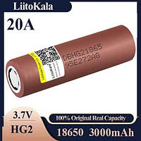 Аккумулятор высокотоковый 18650, LiitoKala Lii-HG2, 3000mah