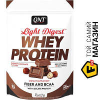 Протеин QNT Light Digest Whey Protein 500г, орехи/шоколад
