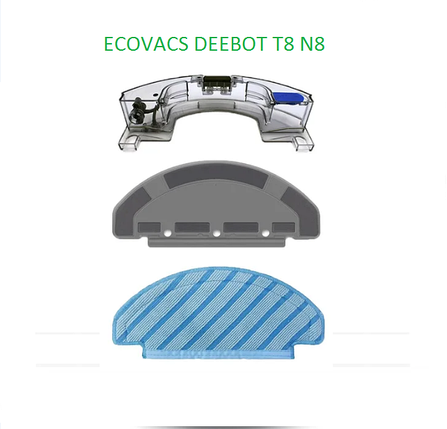 Кріплення Насадка для ганчірки серветки Ecovacs Deebot OZMO T8 N8 N10, фото 3