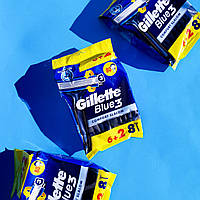Станок для гоління одноразовий, бритви Gillette Blue 3 Comfort Slalom, 8 шт