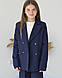 Стильний костюм для дівчаток піджак і штани палаццо, розміри на зріст 134 — 164 + Відеообзор, фото 8