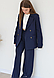 Стильний костюм для дівчаток піджак і штани палаццо, розміри на зріст 134 — 164 + Відеообзор, фото 9