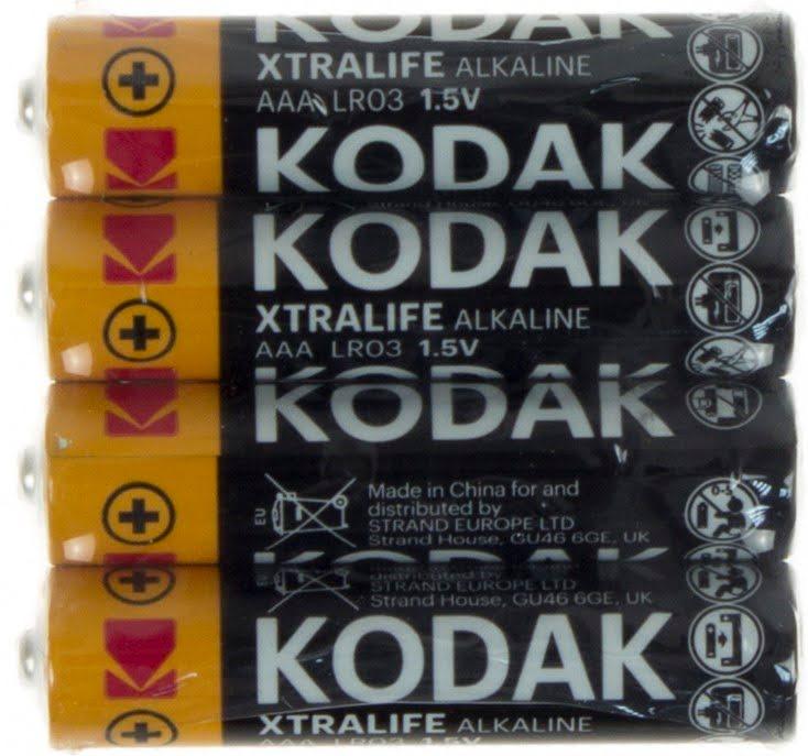 Батарейки Kodak Xtra Life LR-03/плівка 4шт (15)(300), фото 1