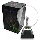 Нічник для дітей, світильник Плазма. Електричний плазмовий шар 12см, світлова куля Тесла з блискавками, проектор, фото 3