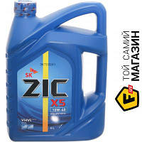 Моторное масло полусинтетическое ZIC 10W-40 6л