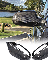 Накладки на дзеркала AUDI (Ауді) A6 (C7) 2011-2018 Карбон, фото 2