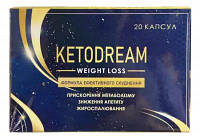 Ketodream Кето Дрим Keto Dream капсули для схуднення засіб для виправлення ваги, нормалізації метаболізму