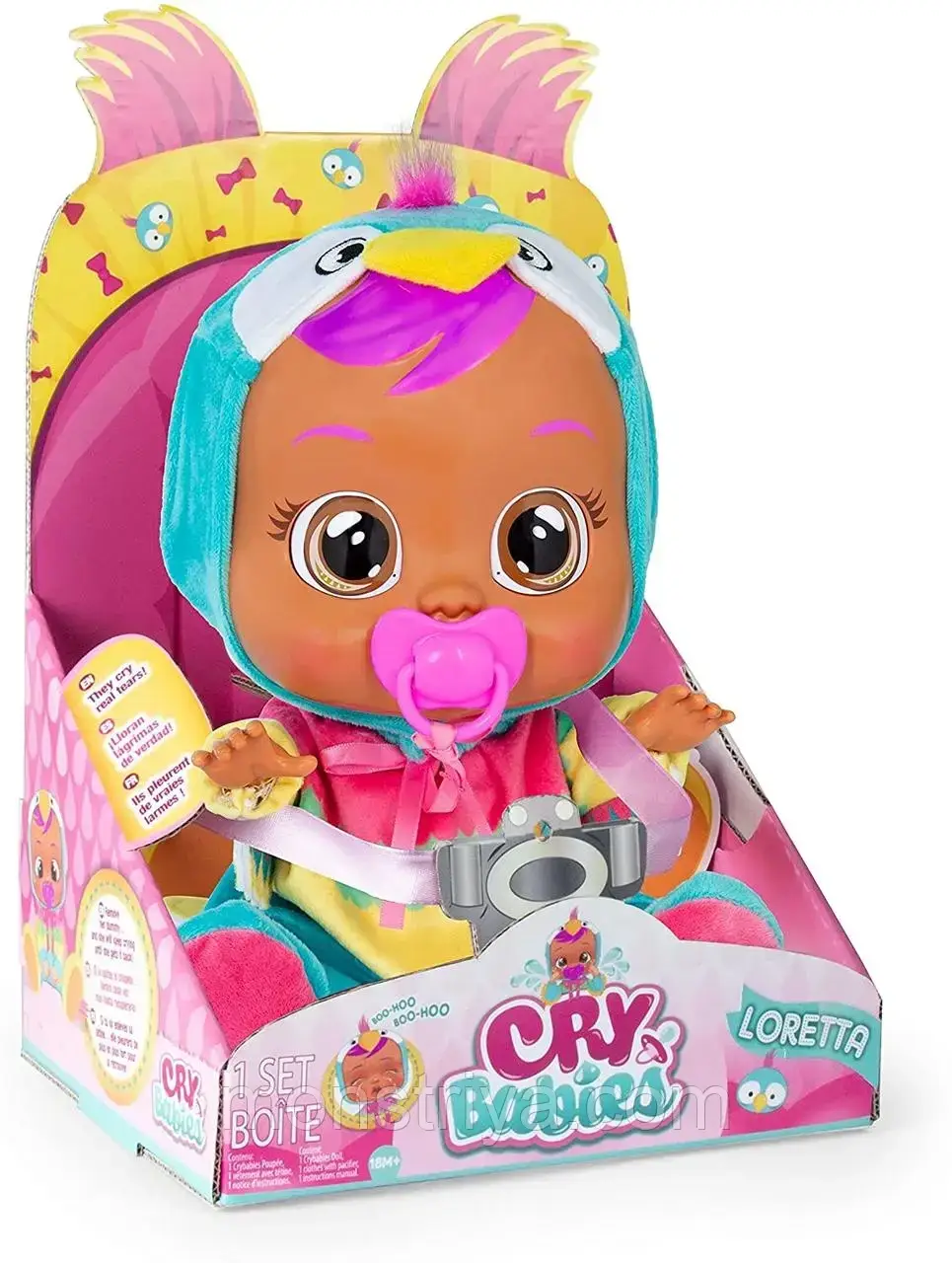 Інтерактивна лялька IMC Toys Cry Babies Loretta Doll Плакса Лоретта, фото 1