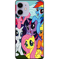 Силиконовый бампер чехол для Iphone 11 с рисунком Мой маленький пони my little pony