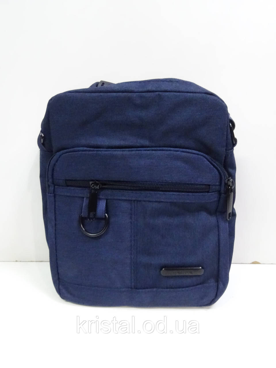 Чоловіча текстильна сумка на плече гуртом 18*24 см. серії "Goldbe" No3156, фото 1