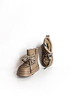 Детская зимняя обувь ботинки ботинки натуральный мех девочка 32р