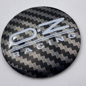 Наклейка для ковпачків із логотипом OZ racing Оз 56 мм карбон