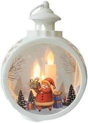 Новорічний світлодіодний LED світильник підвісний з Дідом Морозом N