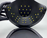 LED UV LED-льод уФ лампа для манікюру педикюру нарощування нігтів для сушіння гель-лаку SUN S9 120W, фото 3