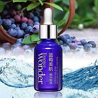 Сыворотка с гиалуроновой кислотой и черникой Bioaqua Blueberry Essence Wonder, 15мл.