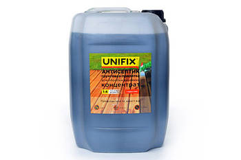 Антисептик ґрунтовка-просочення концентрат 1:4 для оброблення деревини 10 кг (з індикатором) UNIFIX