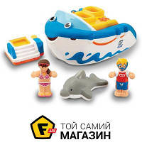 Игрушка для ванной WOW Лодка Дайвинг приключения с Дэнни WOW Toys Сине-белый (04010)