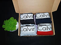 Подарочный набор мужских трусов боксеров Calvin Klein (4 штуки)