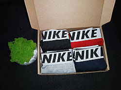 Подарунковий набір чоловічих трусів боксерів Nike (4 штуки)