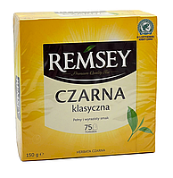 Чай чорний Remsey Klasyczna strong 75 пакетиків, 131г