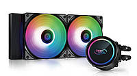 Система водяного охолодження DeepCool Gammaxx L240 A-RGB (DP-H12CF-GL240-ARGB) FAN 2x120mm ARGB 4 pin