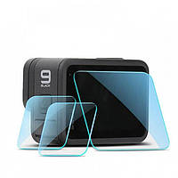 Защитное стекло для дисплея и объектива GoPro Hero 9, 10 (на оба дисплея и объектив) (код № XTGP560) - Extreme