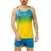 Форма для легкой атлетики мужская LD-8301 L Сине-желто-зеленый (60429514)