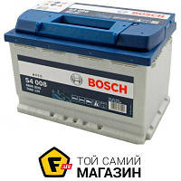 Автомобильный аккумулятор Bosch S4 74Ач 680А (574 012 068/0092S40080)