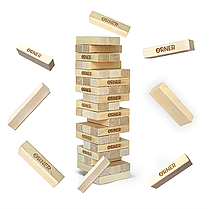 Настільна гра Дженга "Хмарочос" Еко, фото 5