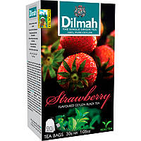 Чай черный пакетированный Dilmah Клубника 1.5 г х 20 шт.