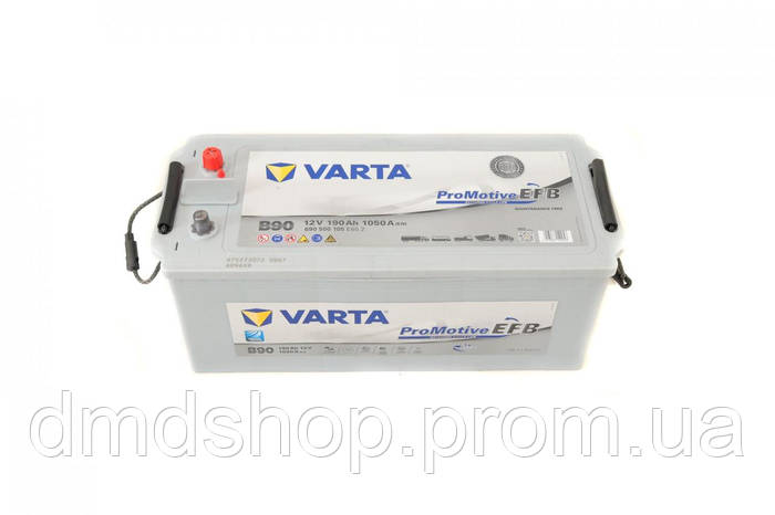 Аккумуляторная батарея 190Ah/1050A (513x223x223/+L/B00) Promotive EFB ...