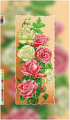 Схема для вишивання бісером на підрамнику (полотно) "Прекрасні троянди-2"