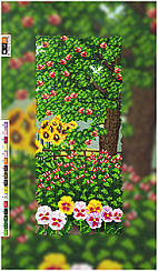 Схема для вишивання бісером на підрамнику (полотно) "Квітучий сад-2"