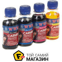 Набор чернил WWM Canon B/C/M/Y, 4x100г (CARMEN.SET-2) Black, Cyan, Magenta, Yellow 400