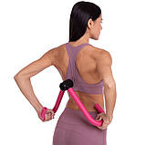 Еспандер для грудей, сідниць, стегон Рlanet Sport Метелик рожевий, фото 8