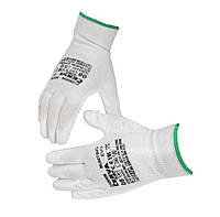 Перчатки Cerva Bunting Evolution белый размер 9, Перчатки полиэстеровые с полиуретановым покрытием белые