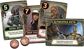Настільна гра Зоряні війни: Палац Джабби - Листи Закоханих (Star Wars: Jabba's Palace), фото 3