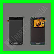 Дисплей Samsung J120 J1 2016 із сенсором, чорний (TFT, оригінал Китай)