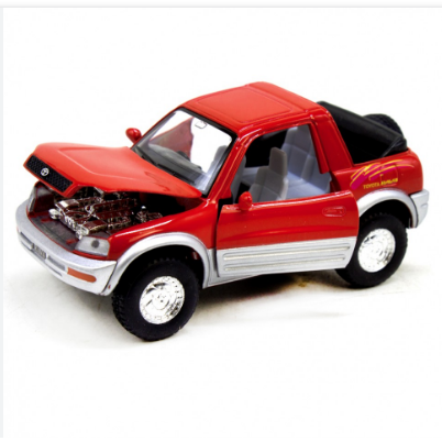 KT 5011 W TOYOTA RAV4 Сabriolet інерційна металева машинка KINSMART (4 кольори)