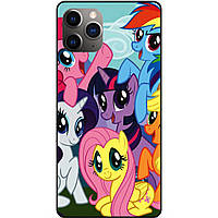 Силиконовый бампер чехол для Iphone 11 Pro Max с рисунком Мой маленький пони my little pony