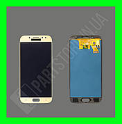 Дисплей Samsung J530 J5 2017 із сенсором, золотий (TFT, оригінал Китай)