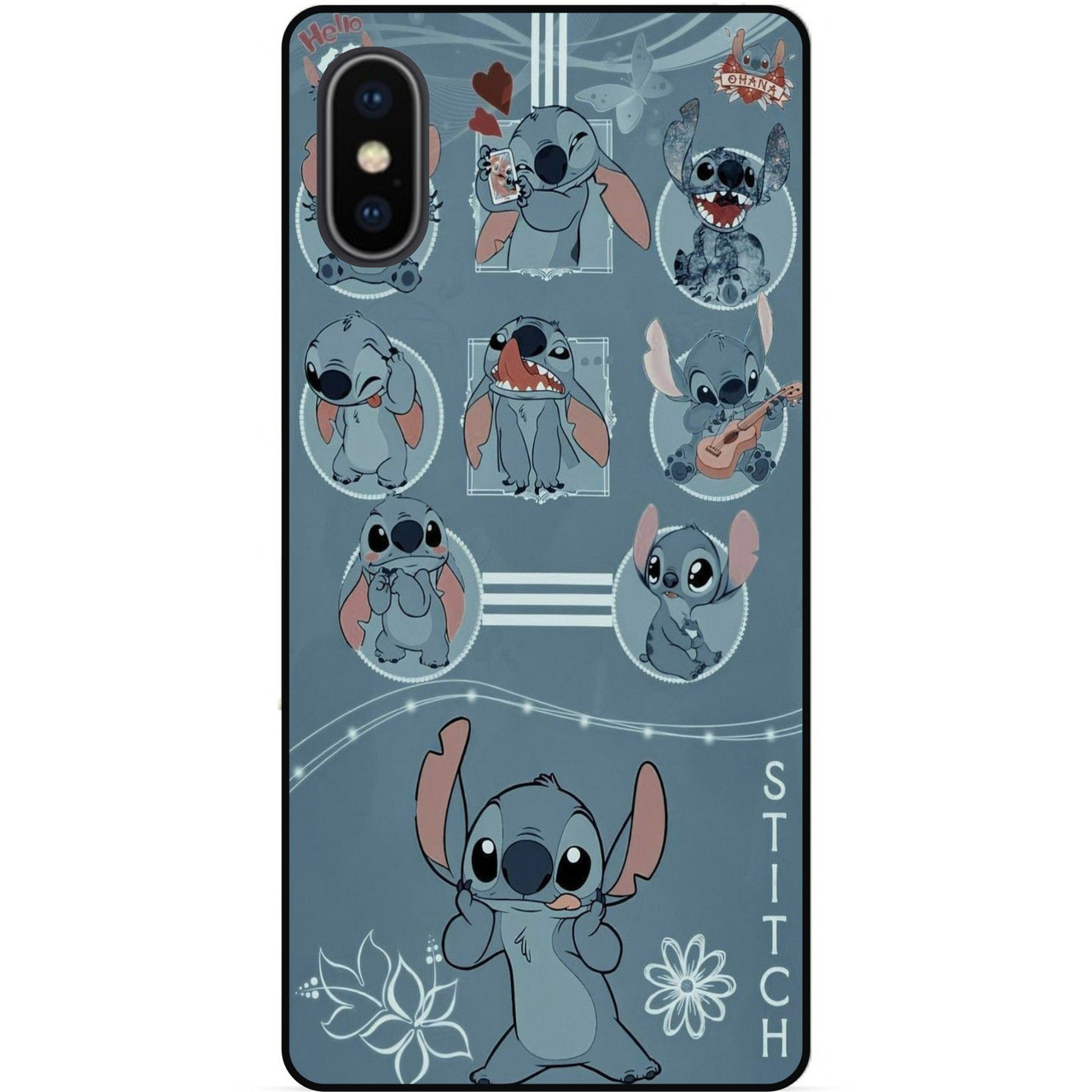 Силіконовий бампер чохол для Iphone X 10 з картинкою Стіч Stitch
