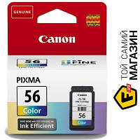 Картридж Canon CL-56 Color (9064B001AA) for PIXMA E404/E464/E484/E474/E414/E3140/E304/E204/E4240/E3340 Cyan,