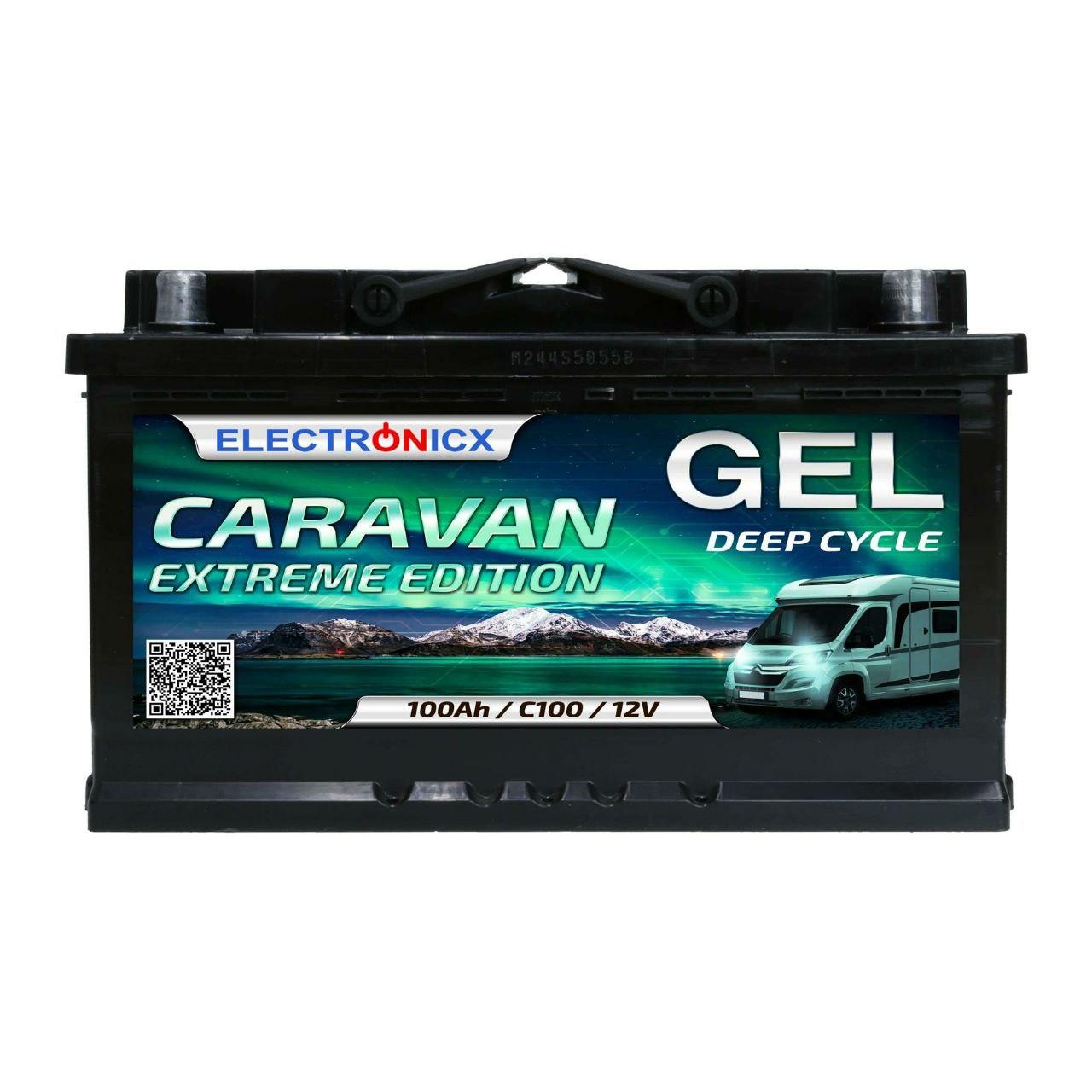 Гелевий акумулятор Electronicx GEL Caravan Edition 100aH 12v