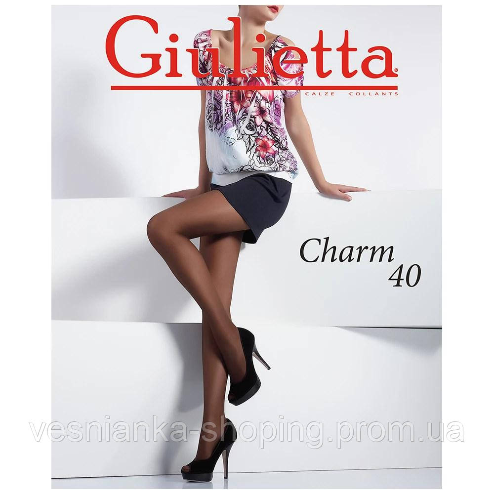 Колготки 40  den тілесні Visone без шортиків Charm Giulietta 3(р)