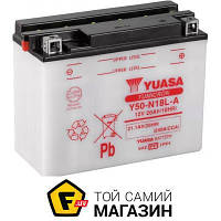 Автомобильный аккумулятор Yuasa МОТО Yuasa 12V 21,1Ah YuMicron Battery (сухозаряжений) (Y50-N18L-A)