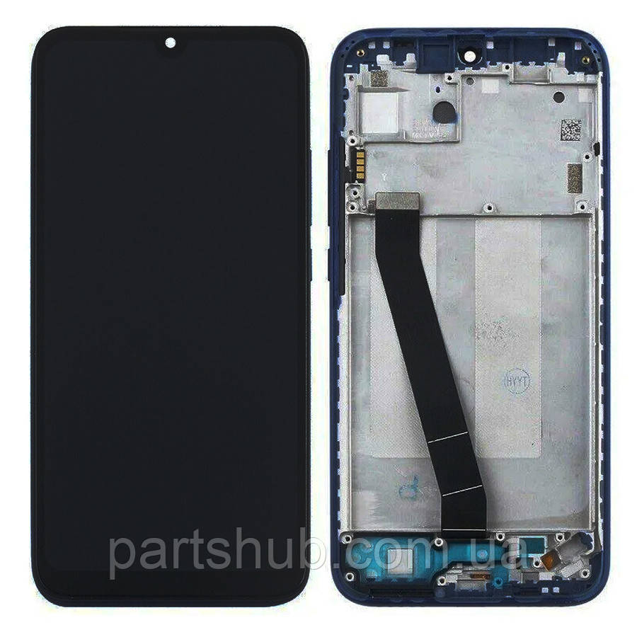 Дисплей (екран) Xiaomi Redmi 7 m1810f6lg з тачскріном (оригінал Китай із синьою рамкою)