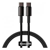 USB кабель Baseus CAWJ040201 Tungsten, Type-C, 1.0 м., Черный