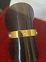 Кольцо Картье, кольцо Cartier, с фианитами Бархатный футляр