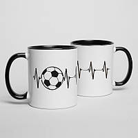 Чашка "Футбольное сердцебиение"